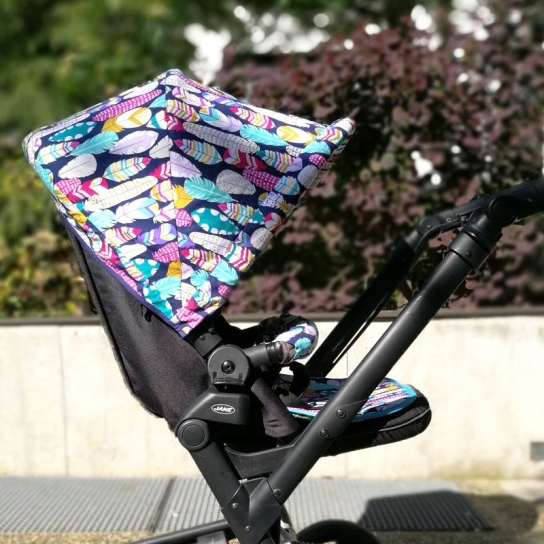Jane Epic Nano Koos: Funda Capota, colcha capazo, saco interior y bolso  plastificado y lazos para capota - Textil Bebé