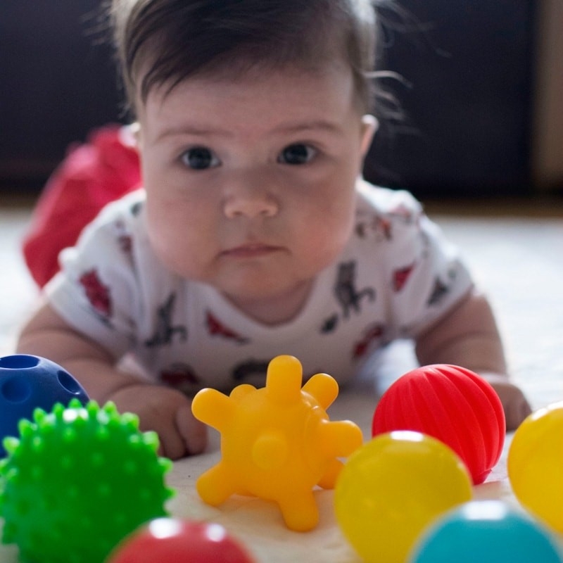 Pelotas Sensoriales, Bolas para Bebés con Texturas