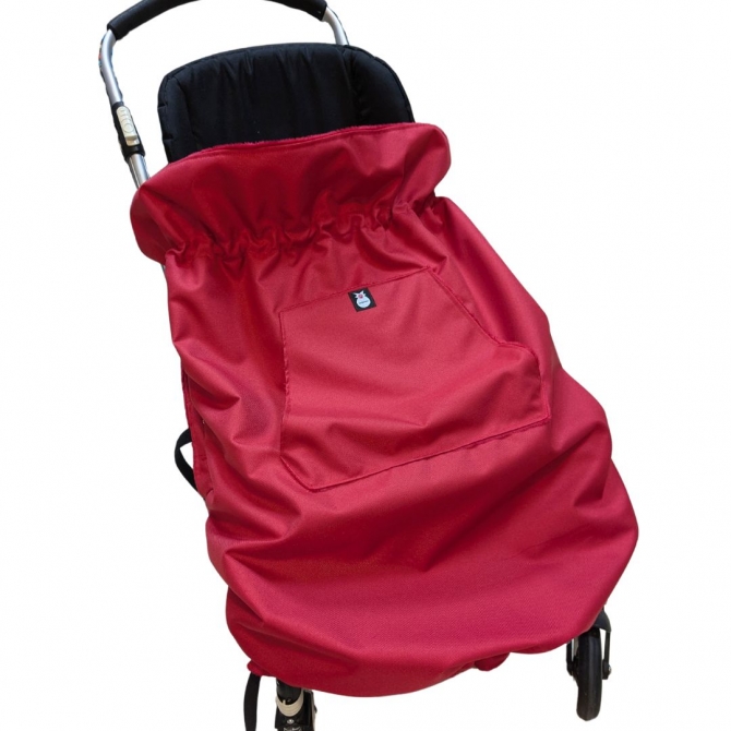 Cobertor para silla de ruedas infantil - rojo